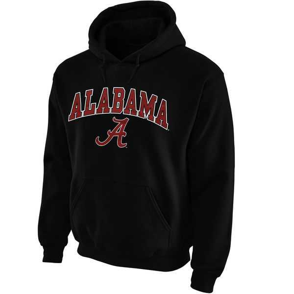 Men's Alabama Crimson Tide Midsize Arch Pullover Hoodie - Black,We sell and wholesale Men's Alabama Crimson Tide Midsize Arch Pullover Hoodie - Black on line form chian!